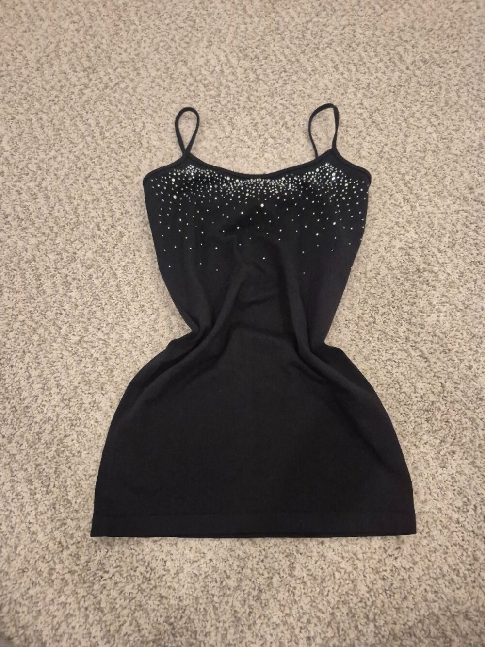 Y2k rhinestone cami OS